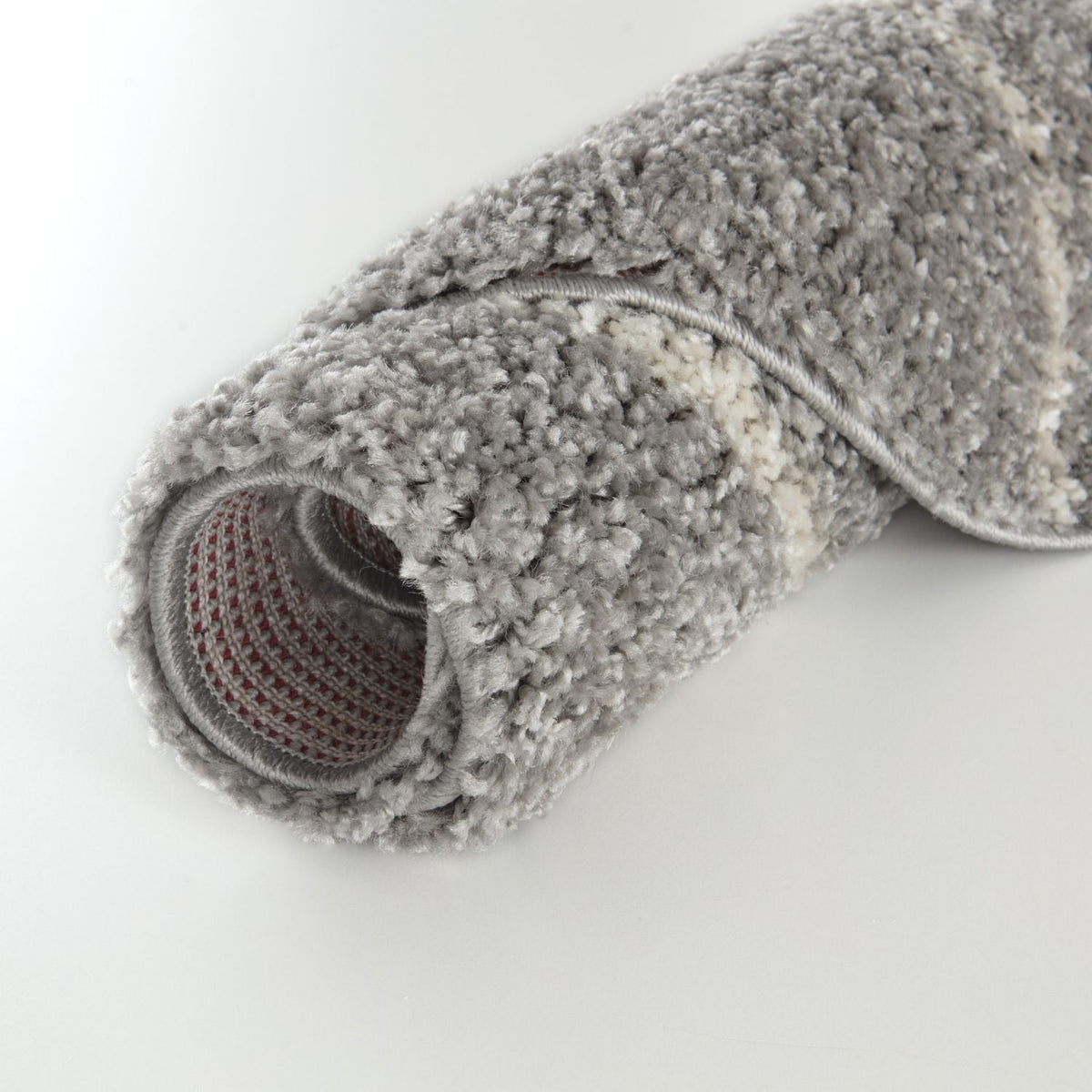 Moroccan Grey Shaggy Rug | 810 - MOOAZAA
