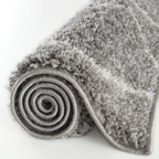 Moroccan Grey Shaggy Rug | 810 - MOOAZAA