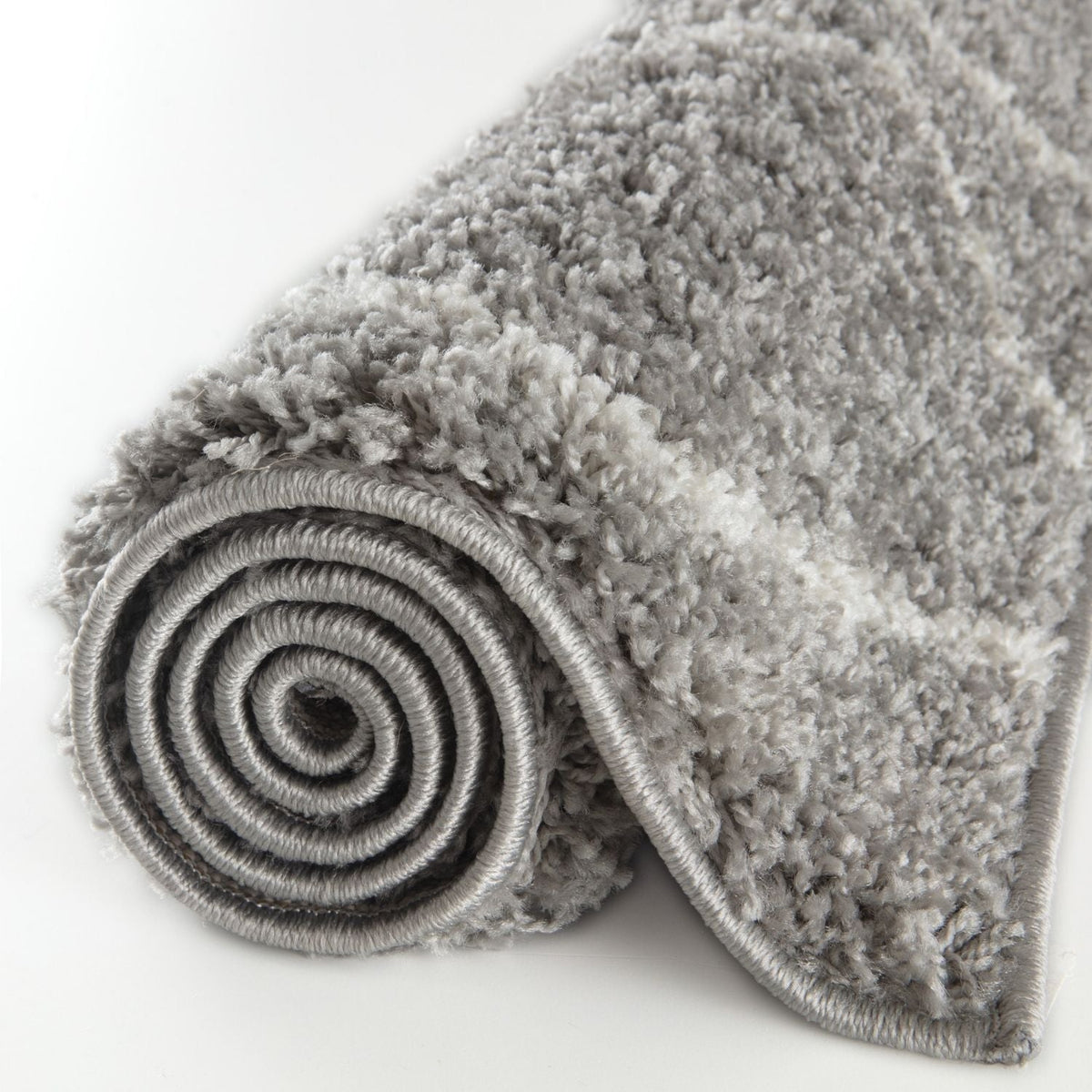 Moroccan Grey Shaggy Rug | 810 - MOOAZAA