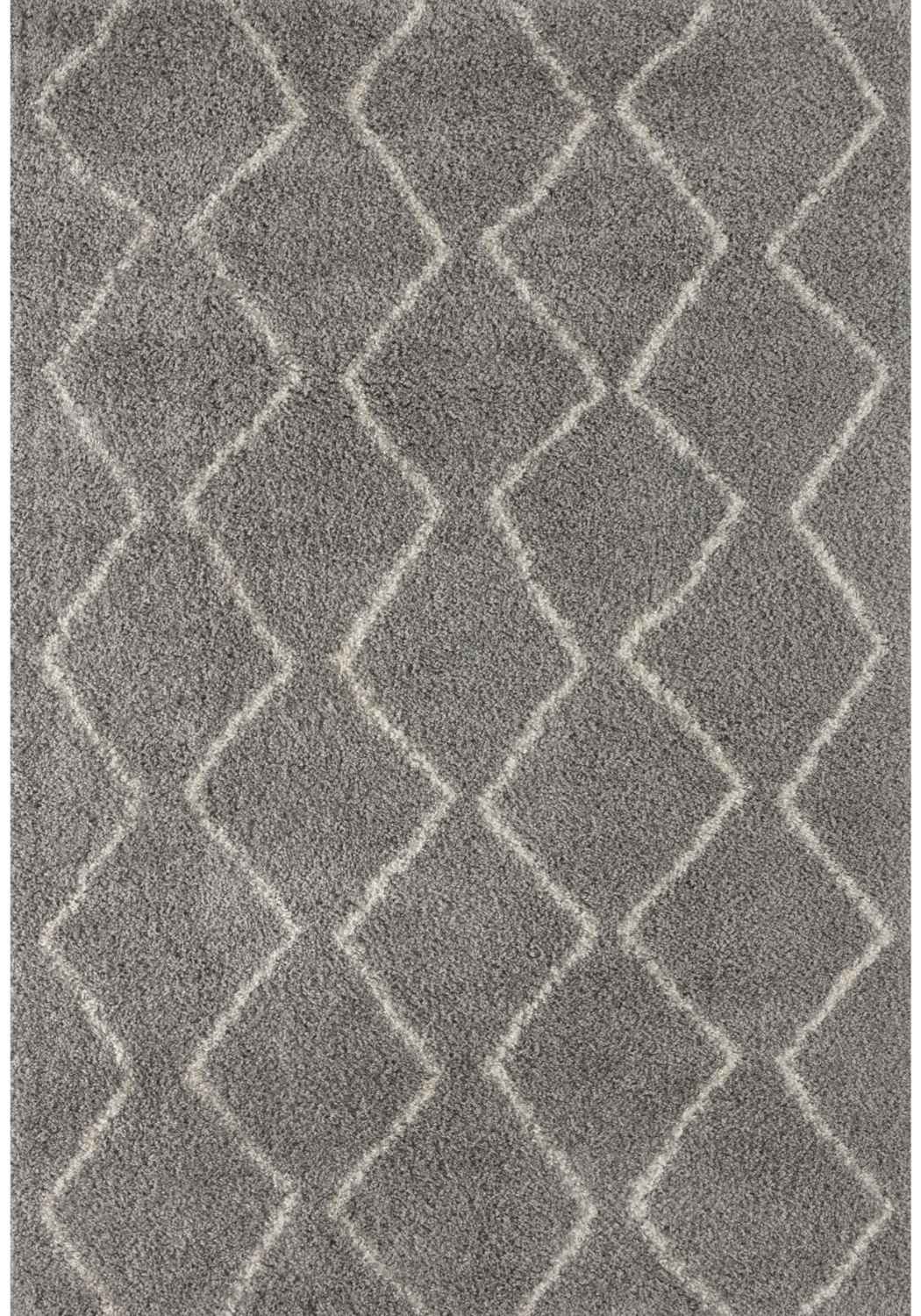 Moroccan Grey Shaggy Rug | 810 - MOOAZAA