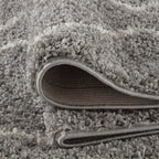 Moroccan Grey Shaggy Rug | 810 - MOOAZAA