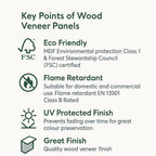 Natural Oak Acoustic Wall Panels