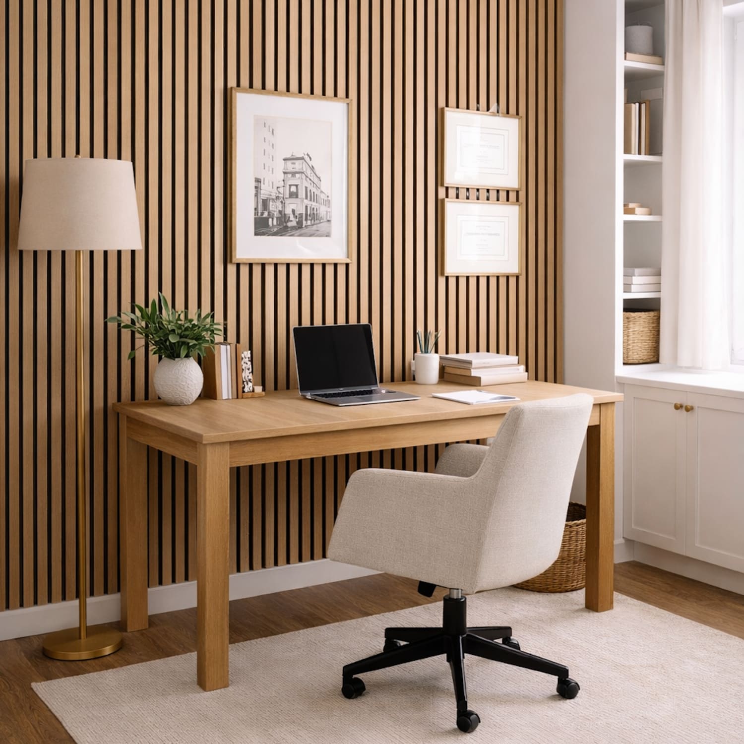 Natural Oak Acoustic Wall Panels