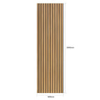 Natural Oak Acoustic Wall Panels