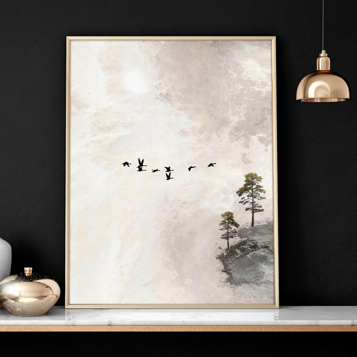 Pictures for a Living Room – Set of 3 Wall Art Prints