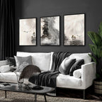 Pictures for a Living Room – Set of 3 Wall Art Prints