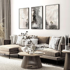 Pictures for a Living Room – Set of 3 Wall Art Prints