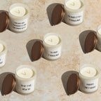 New Mum Candle, New Mum Gift, Luxury Vanilla Candle Pure Soy 220gr - MOOAZAA