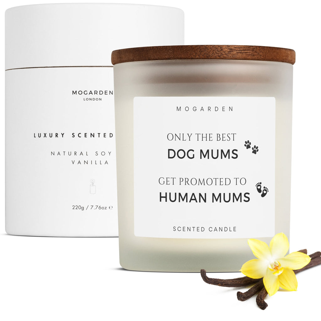 New Mum Candle, New Mum Gift, Luxury Vanilla Candle Pure Soy 220gr - MOOAZAA