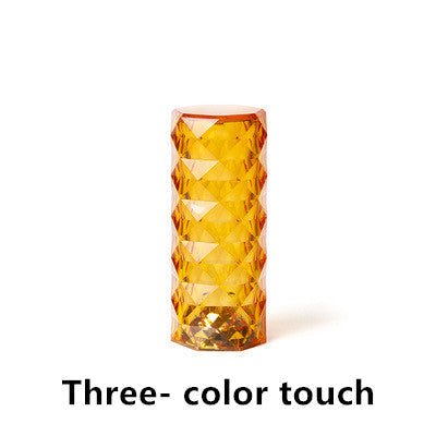 Nordic Crystal Lamp USB Table Lamps Bedroom Touch Dimming Atmosphere Diamond Night Light Rose Projector Lamp Decor - MOOAZAA