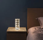 Nordic Crystal Lamp USB Table Lamps Bedroom Touch Dimming Atmosphere Diamond Night Light Rose Projector Lamp Decor - MOOAZAA