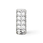 Nordic Crystal Lamp USB Table Lamps Bedroom Touch Dimming Atmosphere Diamond Night Light Rose Projector Lamp Decor - MOOAZAA