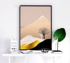 Modern prints for living room | set of 3 wall art prints