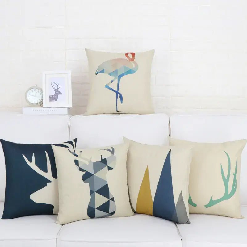 Nordic Style Cushion Cover - 14 Designs - MOOAZAA