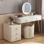 Nordic Style Dressing Table with Mirror & Drawer - MOOAZAA
