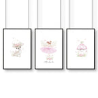 Nursery Artwork | Set of 3 wall art prints