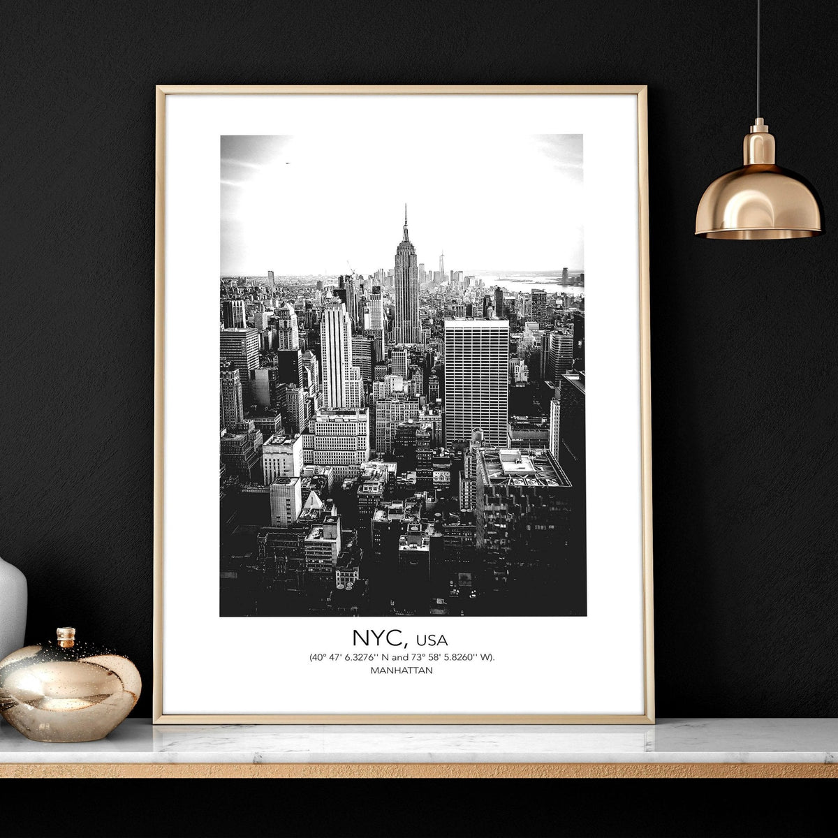 New York Wall Art – Set of 3 Home Office Prints