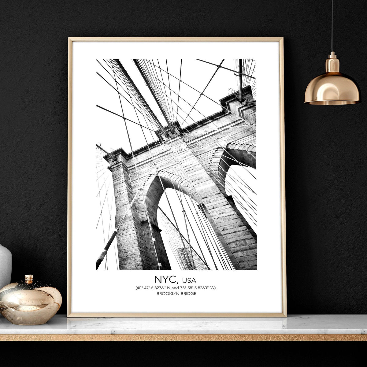 New York Wall Art – Set of 3 Home Office Prints