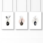Office Artwork | Set of 3 Serene Japanese Wall Prints