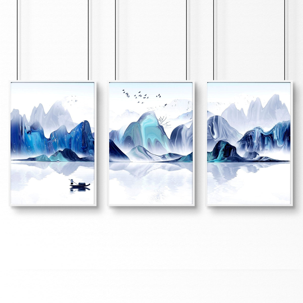 Office decor ideas | set of 3 wall art prints