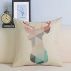 Scandinavian Animal Cushion Covers – Nordic Linen Decor