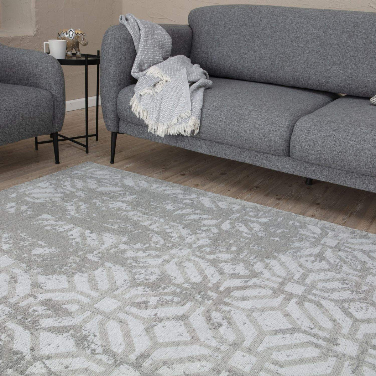 Washable Rug Carina Grey | 6932