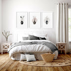 Paintings for Bedroom – Set of 3 Japanese Wall Art Prints