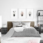 Paintings for Bedroom – Set of 3 Japanese Wall Art Prints