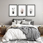 Paintings for Bedroom – Set of 3 Japanese Wall Art Prints