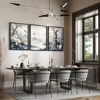 Paintings For Living Room | Set of 3 Chinoiserie Wall art Prints