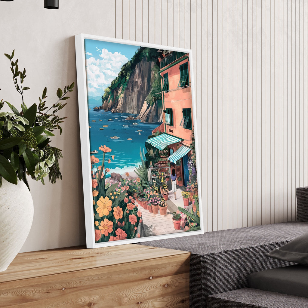 Paintings Living Room | Set of 3 Italian Lifestyle Wall art Prints