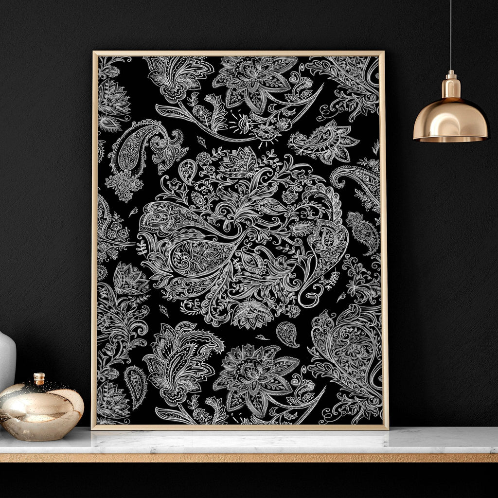 Wall art bohemian | set of 3 framed wall art prints