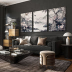 Picture Walls Living Room | Set of 3 Chinoiserie Wall art Prints