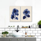 Pictures For Bathrooms Wall | Set of 2 Botanical Wall art Prints