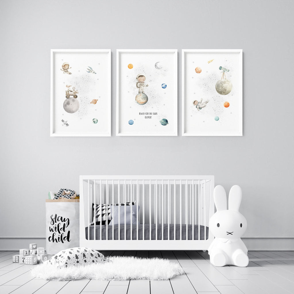 Pictures for Childrens Bedrooms | Set of 3 Prints
