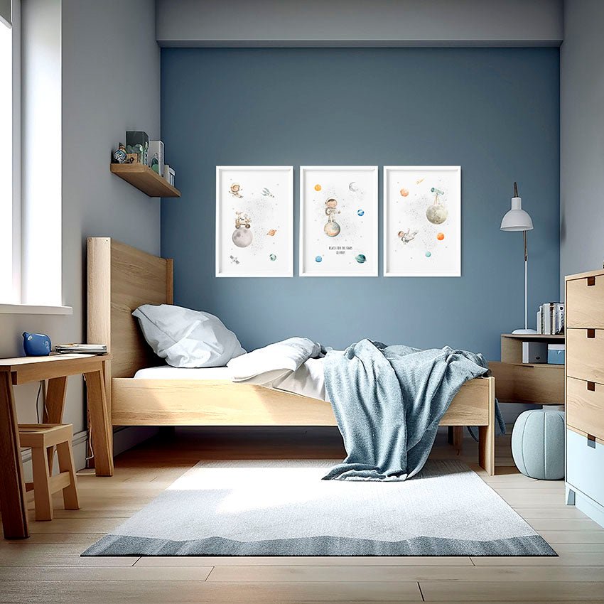 Pictures for Childrens Bedrooms | Set of 3 Prints