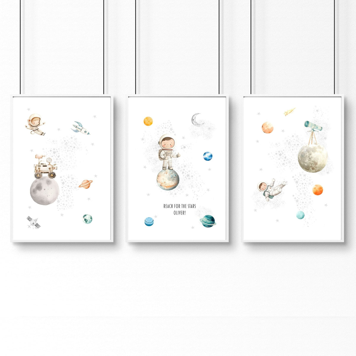 Pictures for Childrens Bedrooms | Set of 3 Prints