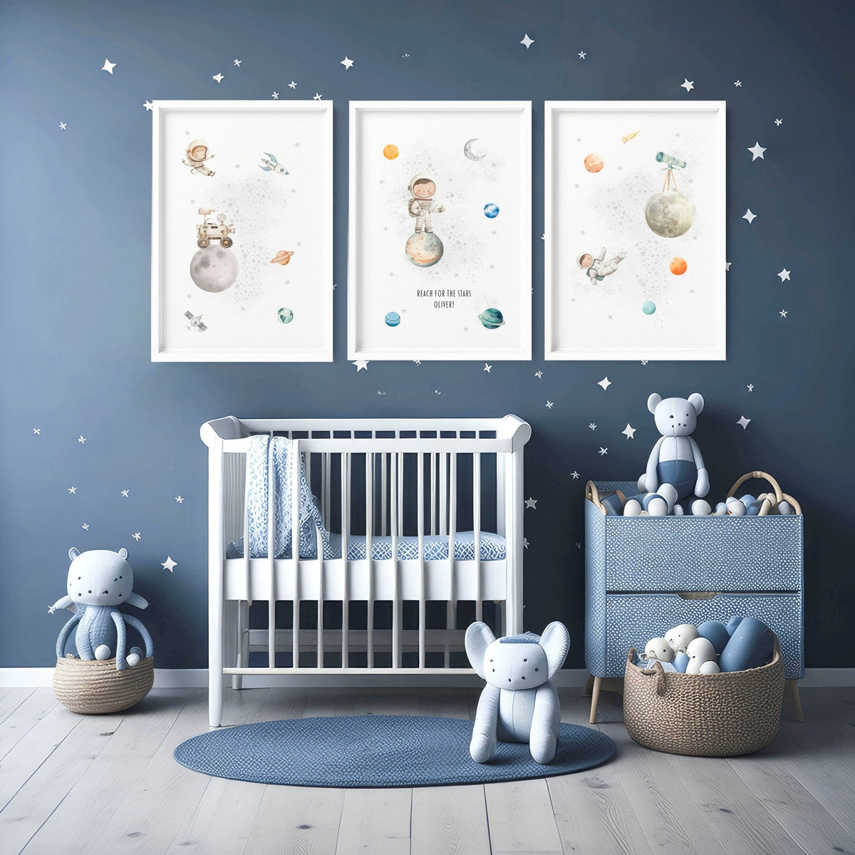 Pictures for Childrens Bedrooms | Set of 3 Prints