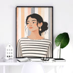 Pictures On Walls Gallery | Set of 3 Boho Women Wall art Prints