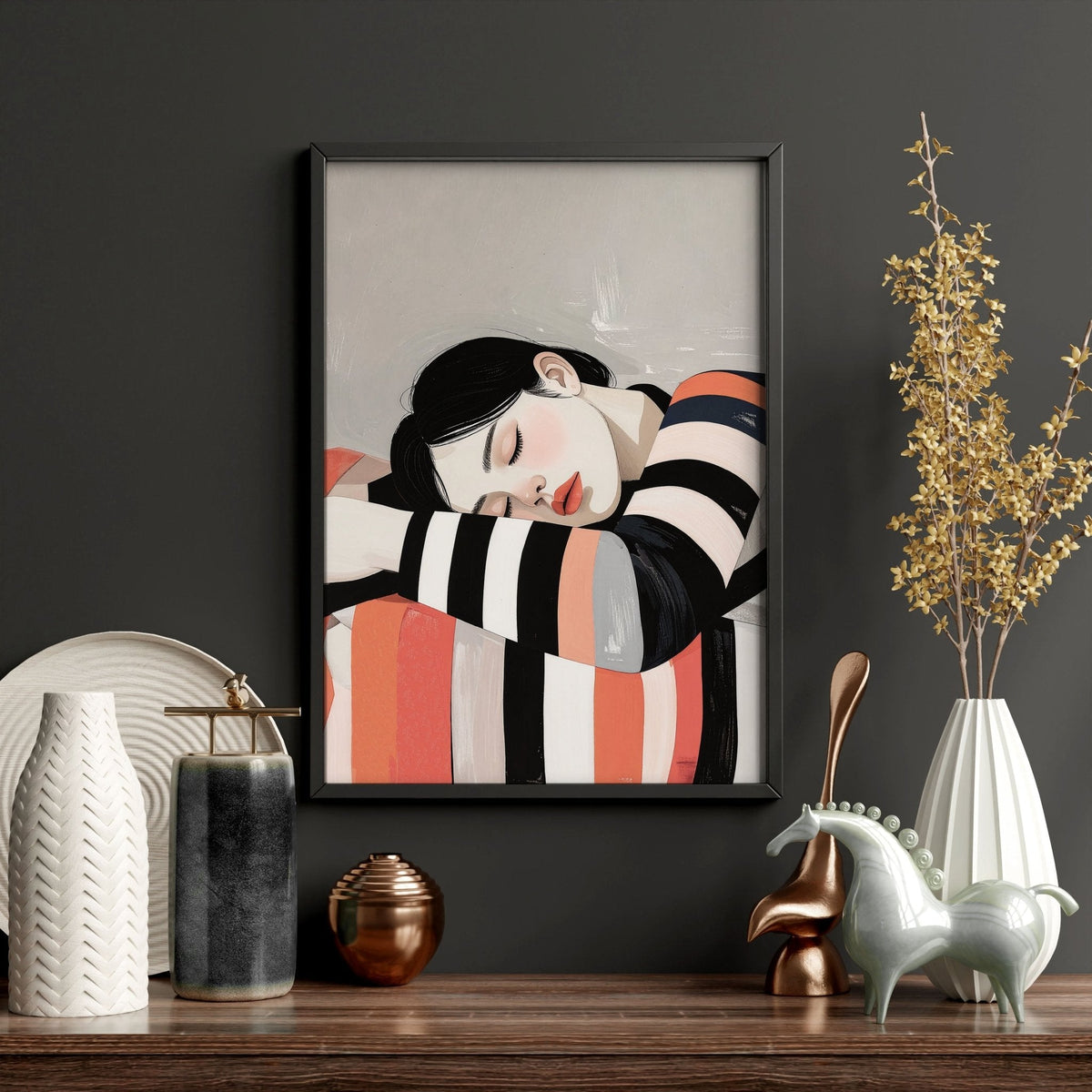 Posters Art Prints | Set of 3 Boho Women Wall art Prints