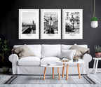 Posters for Living Room – Set of 3 Paris Wall Art Prints