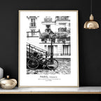 Posters for Living Room – Set of 3 Paris Wall Art Prints