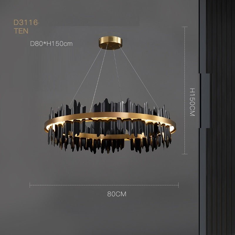 Postmodern Italian Minimalist Luxury Living Room Dining Room Chandelier - MOOAZAA