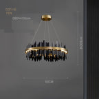 Postmodern Italian Minimalist Luxury Living Room Dining Room Chandelier - MOOAZAA