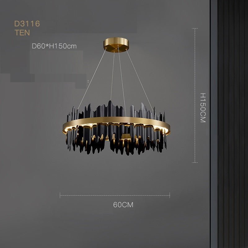 Postmodern Italian Minimalist Luxury Living Room Dining Room Chandelier - MOOAZAA