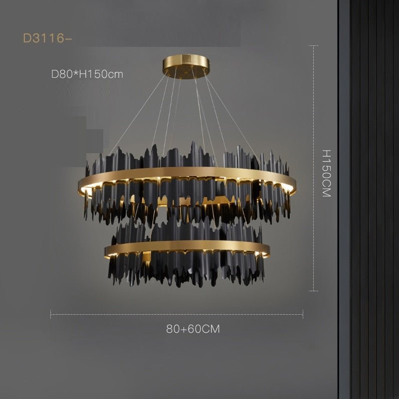 Postmodern Italian Minimalist Luxury Living Room Dining Room Chandelier - MOOAZAA