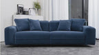 SKY CASTLE 3-Seater Fabric Couch Removable