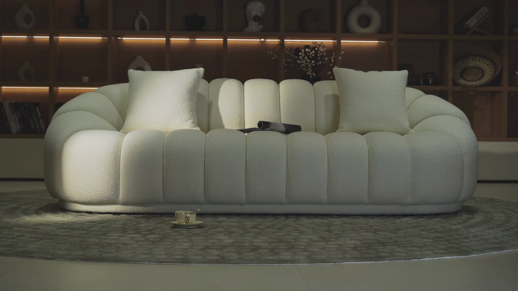 The Pumpkin Modern Three-Seater Sofa