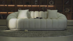 The Pumpkin Modern Three-Seater Sofa