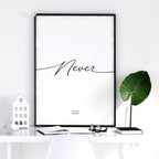 Set of 3 Bedroom Prints – Love Word Art for Walls